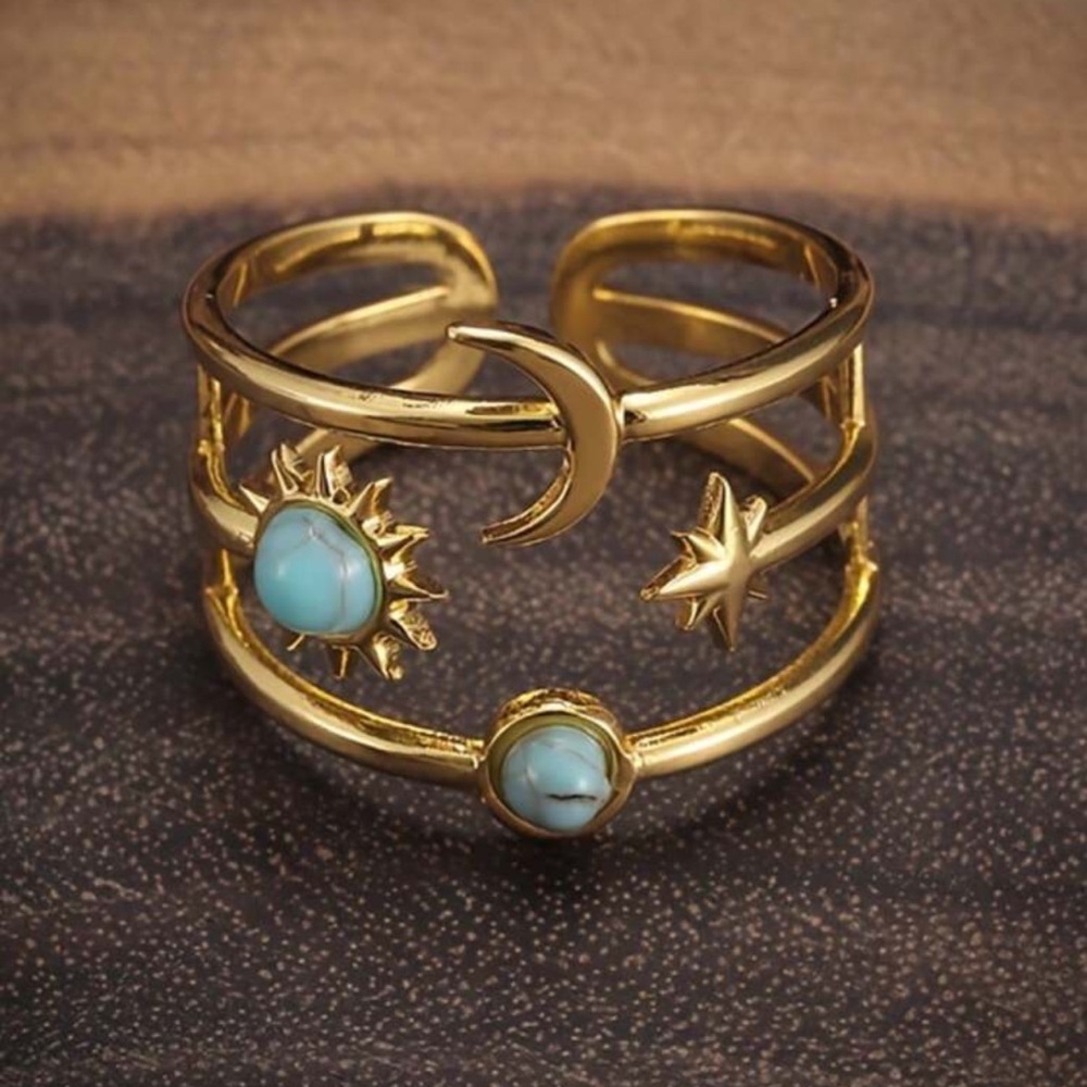 Boho Moon Ring - image 1